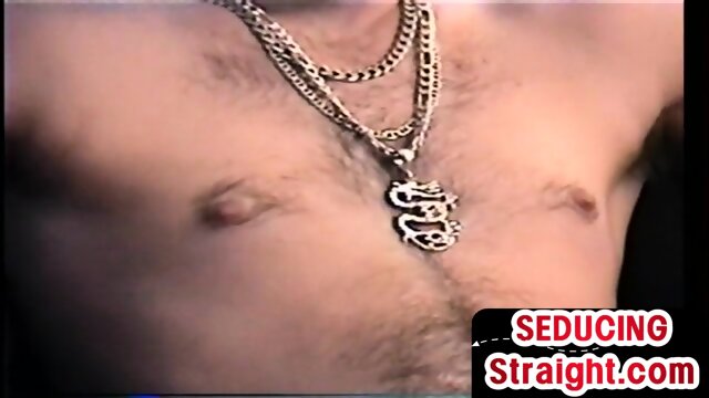 Seduced str8 hairy stud sucked by gay till cum in mouth