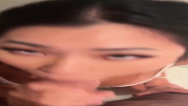 Curvy Asian Sucking American Dick