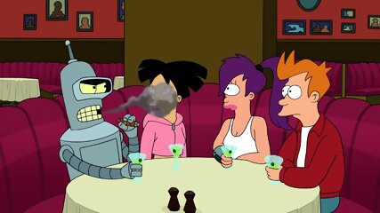 Bender Fucks Amy To Shut Her Up