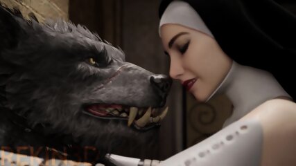 Nun X Werewolf [Rekin3D]