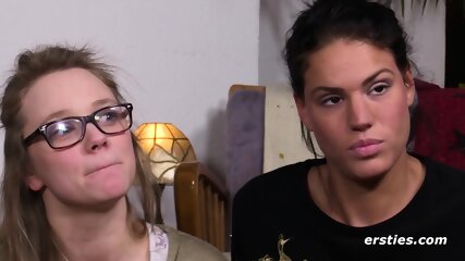 Fingering, lesbians, Girl Eating Pussy, Girl With Glasses