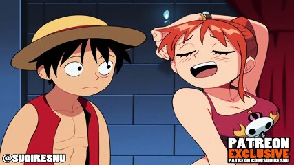 Luffy Et Nami (une Seule Pièce)