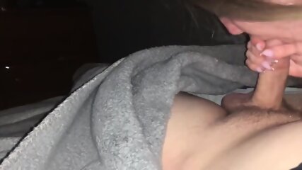 Horny Girl Takes Cumshot From Blowjob! - Homemade Video