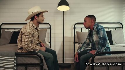 Gay Cowboy Anal Fucks Muscle Black Man At The Conversion Camp