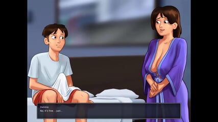 Summertime Saga: MILF Caught A Guy Masturbating On Her Underwear-Ep 38