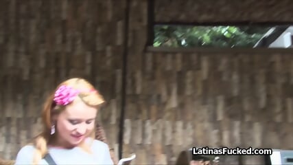 POV Fucking Latina Freshman Newbie On Video