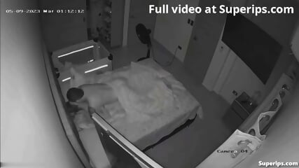 Orgasm, mature, Parents, IPCAM Bad young parents fuck in their bed wildly
