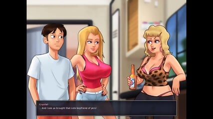 big tits, blonde, teens, hentai