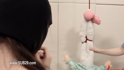 Attractive Dildo Anal Sex With Rope BDSM Teacher