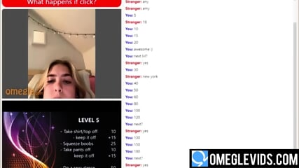 18 Year Old Teen Amy Plays Omegle Game