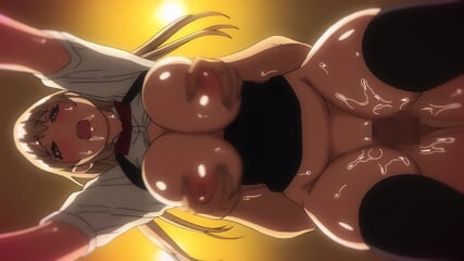 big tits, threesome, hentai big tits, hentai