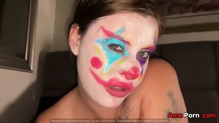 Clown Girl Sucks His Cock Happy Halloween From Jamie Stone
