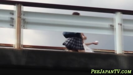 pee, schoolgirls, japanese, voyeur