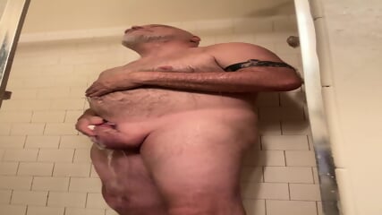 Naughty_Rodney Soaping Up His Naked Body In The Shower!