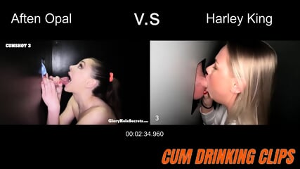 Aften Opal Contre Harley King - Gloryhole