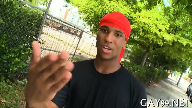 Wild interracial gay sex
