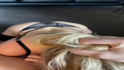 Skinny Blonde Gets Her Vagina Completely Filled