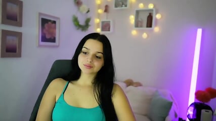 Chubby Big Natural Tits Petite Brunette Babe Solo Show