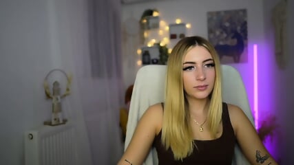 Petite slim teen blonde solo on web