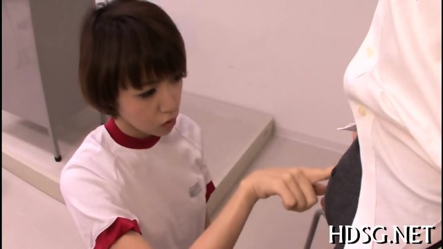 Asian hot teen enjoys sucking cock