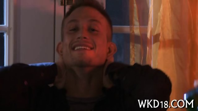 Man kisses sexual girlie